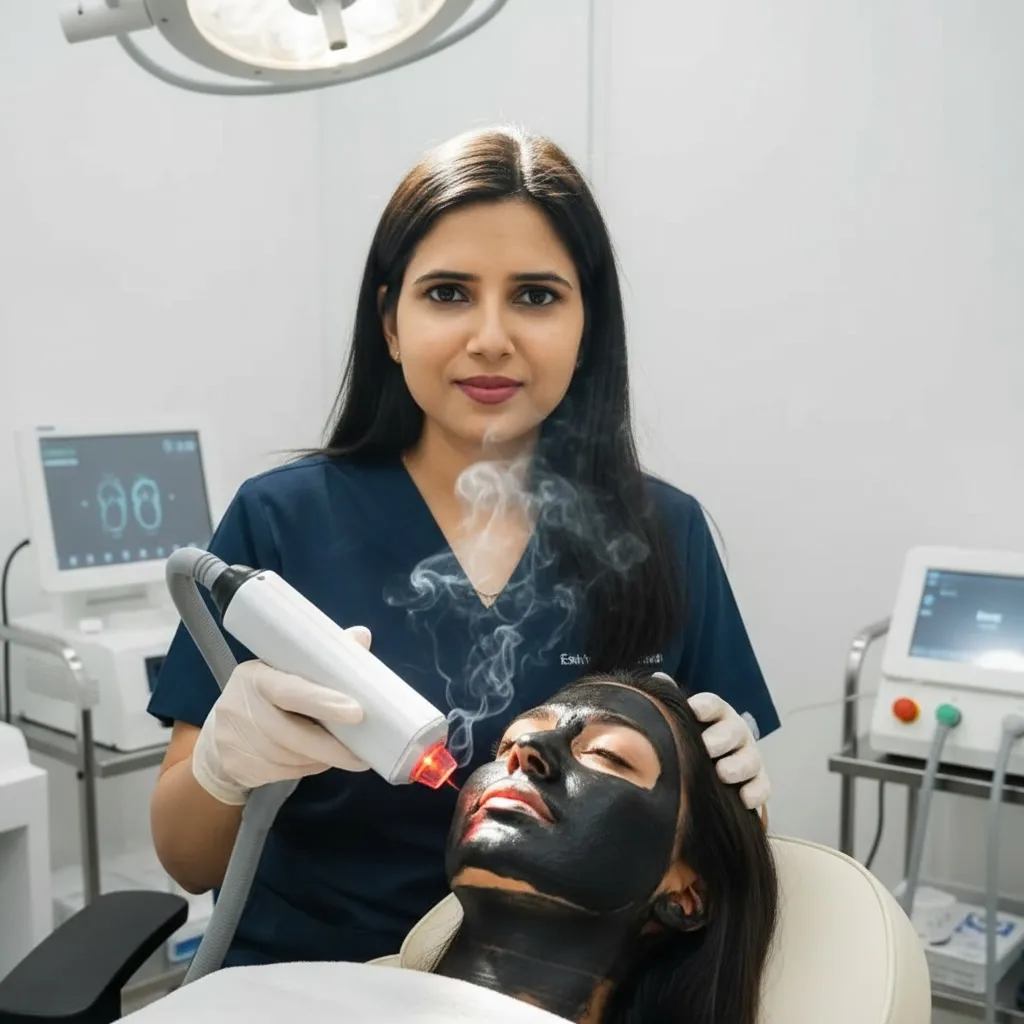 Carbon Facial / Hollywood Peel