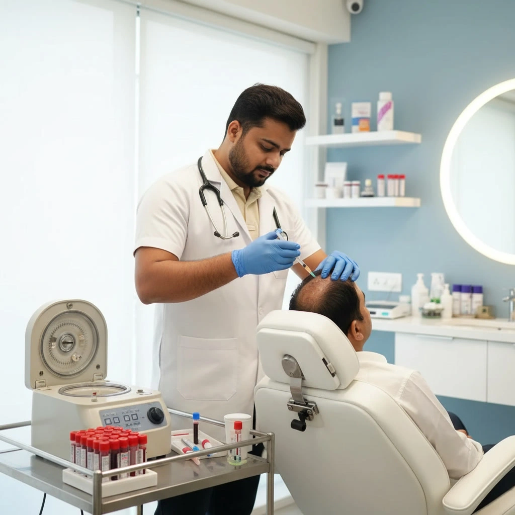 PRP/GFC Therapy & Hair Fall Control